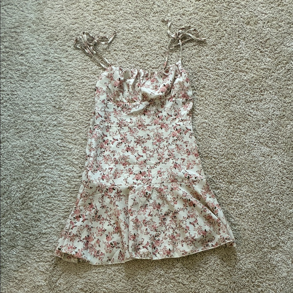 Floral Spaghetti Strap Dress